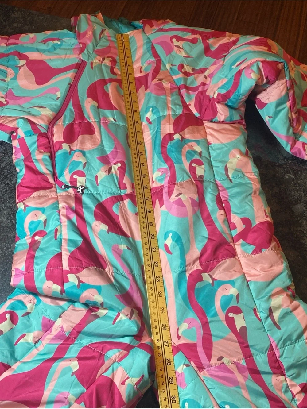 Selk’ Bag Wearable Sleeping Bag Kids Medium Flamingo Pink/Blue Camping
